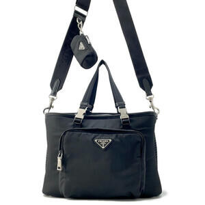 Prada Handbag Pet Bag Black